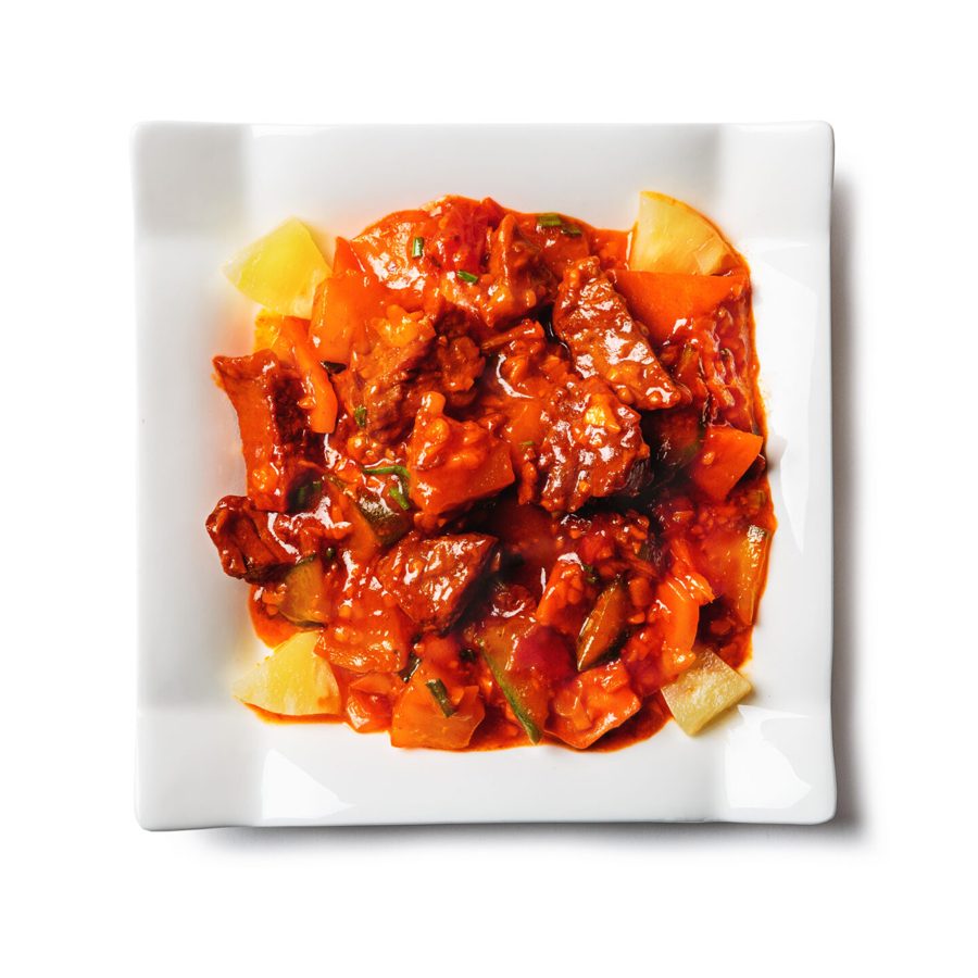 Beef sweet & sour