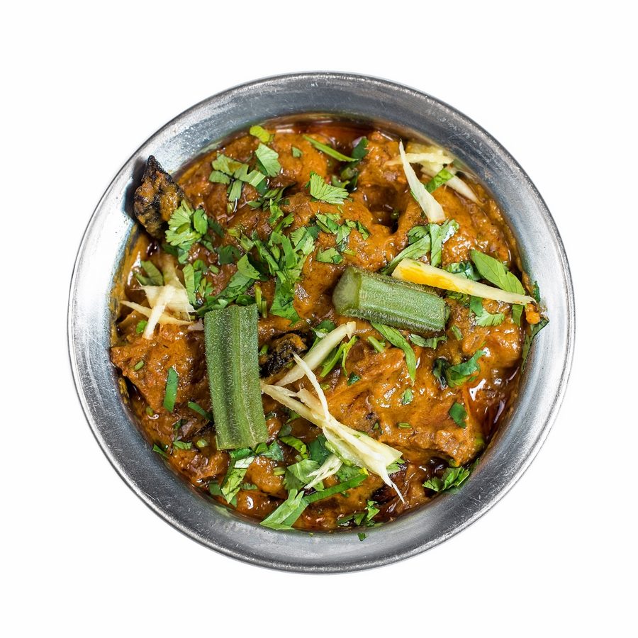 Bhindi gosht