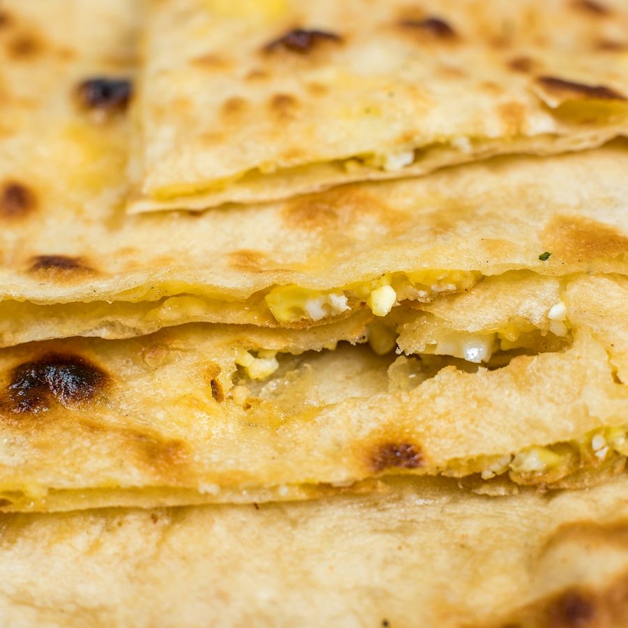 Egg & cheese paratha