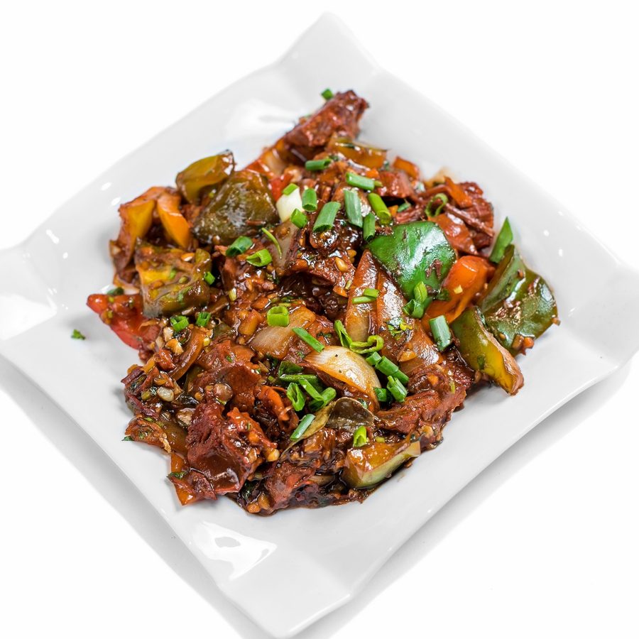 Lamb oyster sauce