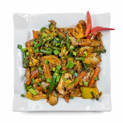 Assorted vegetables & mushrooms