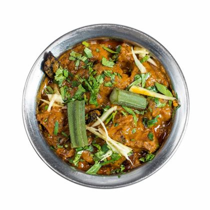 Bhindi gosht