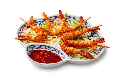 Prawn satay