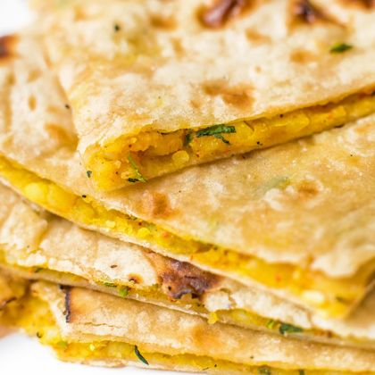 Tandoori stuffed paratha