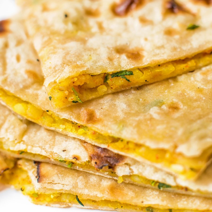 Tandoori stuffed paratha